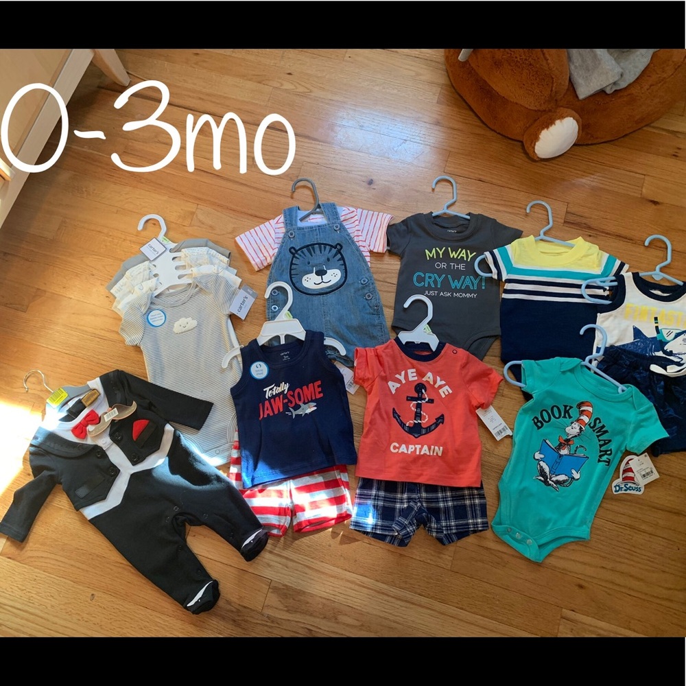 0-3 month Baby Boys Lot